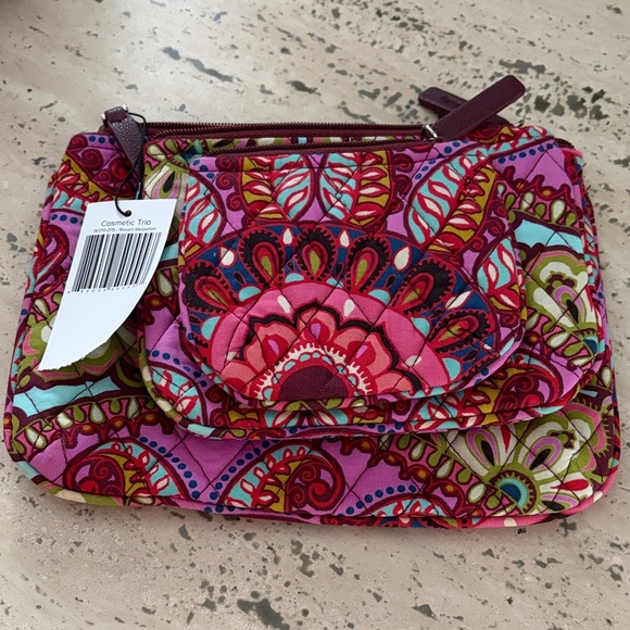Vera Bradley Accessories - Vera Bradley Cosmetic Trio Resort Medallion